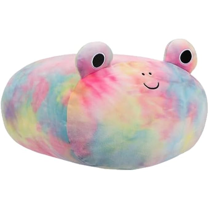 Kellytoy 12 INCH MEDIUM PLUSH STACKABLESCARLITO RAINBOW TIE DYE FROG OFFICIALLY LICENSED KELLYTOY PLUSH TOY COLORFUL SOFT GIFT FOR KIDS GIRLS & BOYS WASHABLE SQUISHY STUFF TOY MULTICOLOR ALL AGE - Image 3